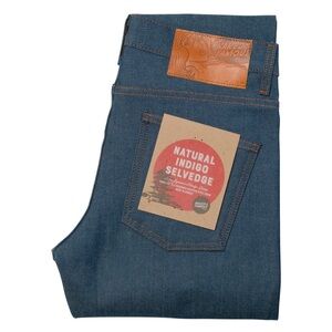 Naked & Famous Super Guy - Slim Natural Indigo Selvedge mens 34